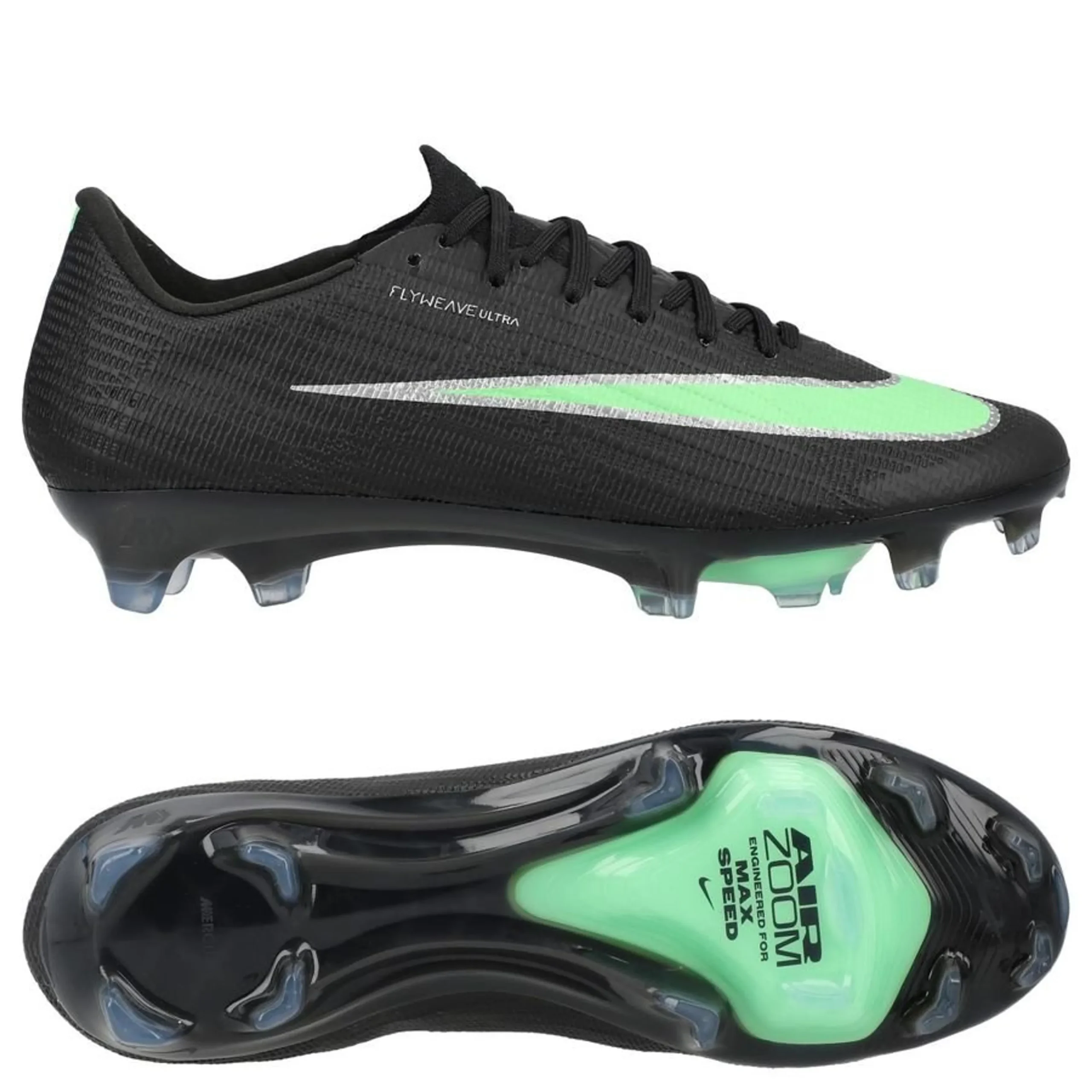 Nike Air Zoom Mercurial Superfly 11 Elite FG Shadow - Black/Illusion Green PRE-ORDER – תמונה 3