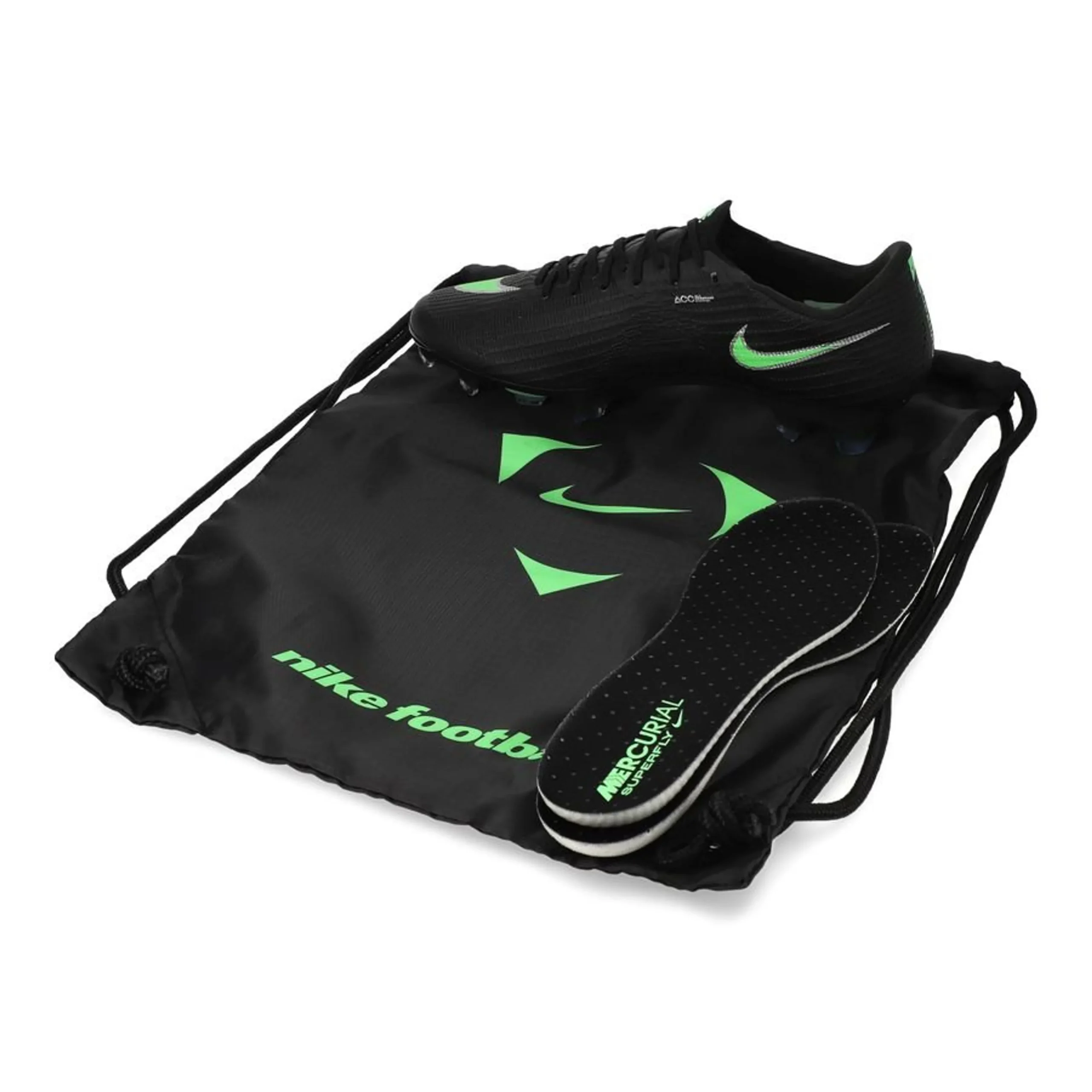 Nike Air Zoom Mercurial Superfly 11 Elite FG Shadow - Black/Illusion Green PRE-ORDER – תמונה 6