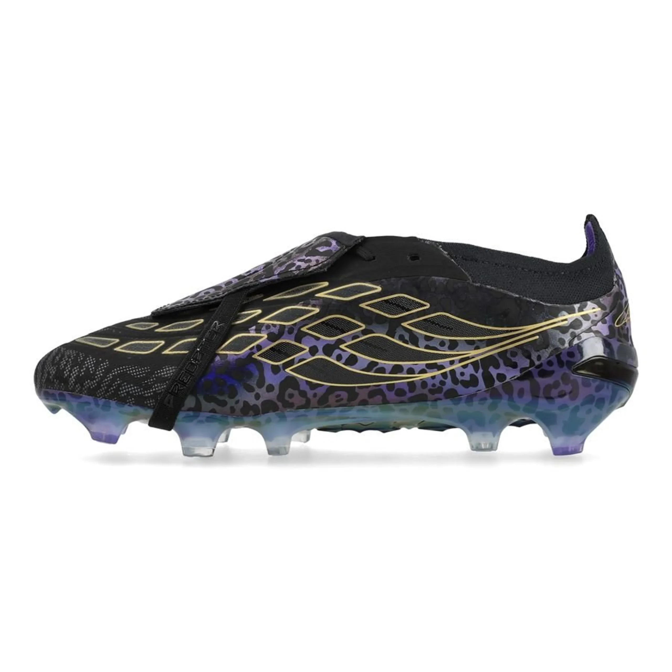 adidas Predator Elite Fold-over Tongue Elite FG Kaká - Core Black/Purple/Gold Metallic LIMITED EDITION – תמונה 2