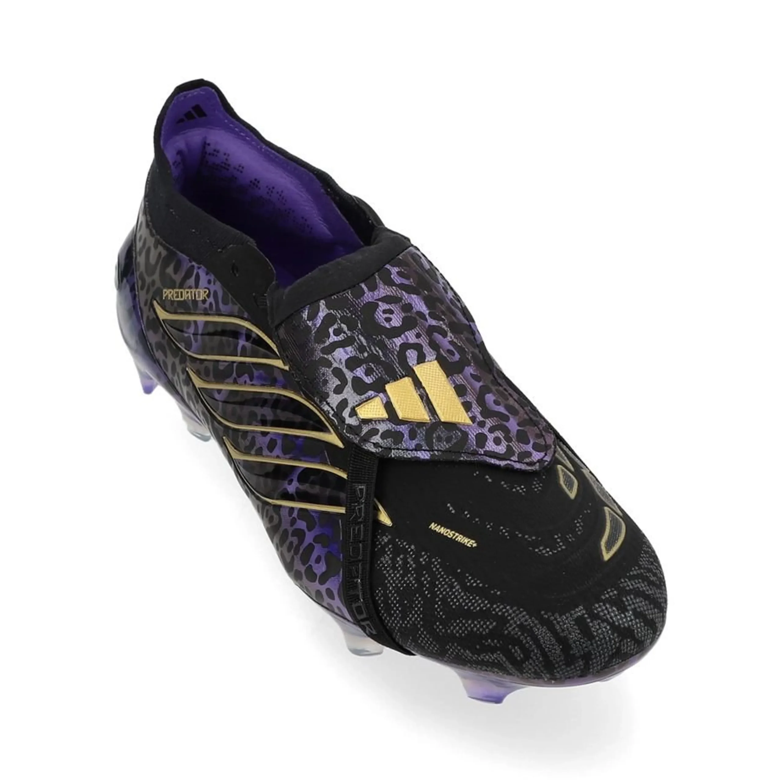 adidas Predator Elite Fold-over Tongue Elite FG Kaká - Core Black/Purple/Gold Metallic LIMITED EDITION – תמונה 5