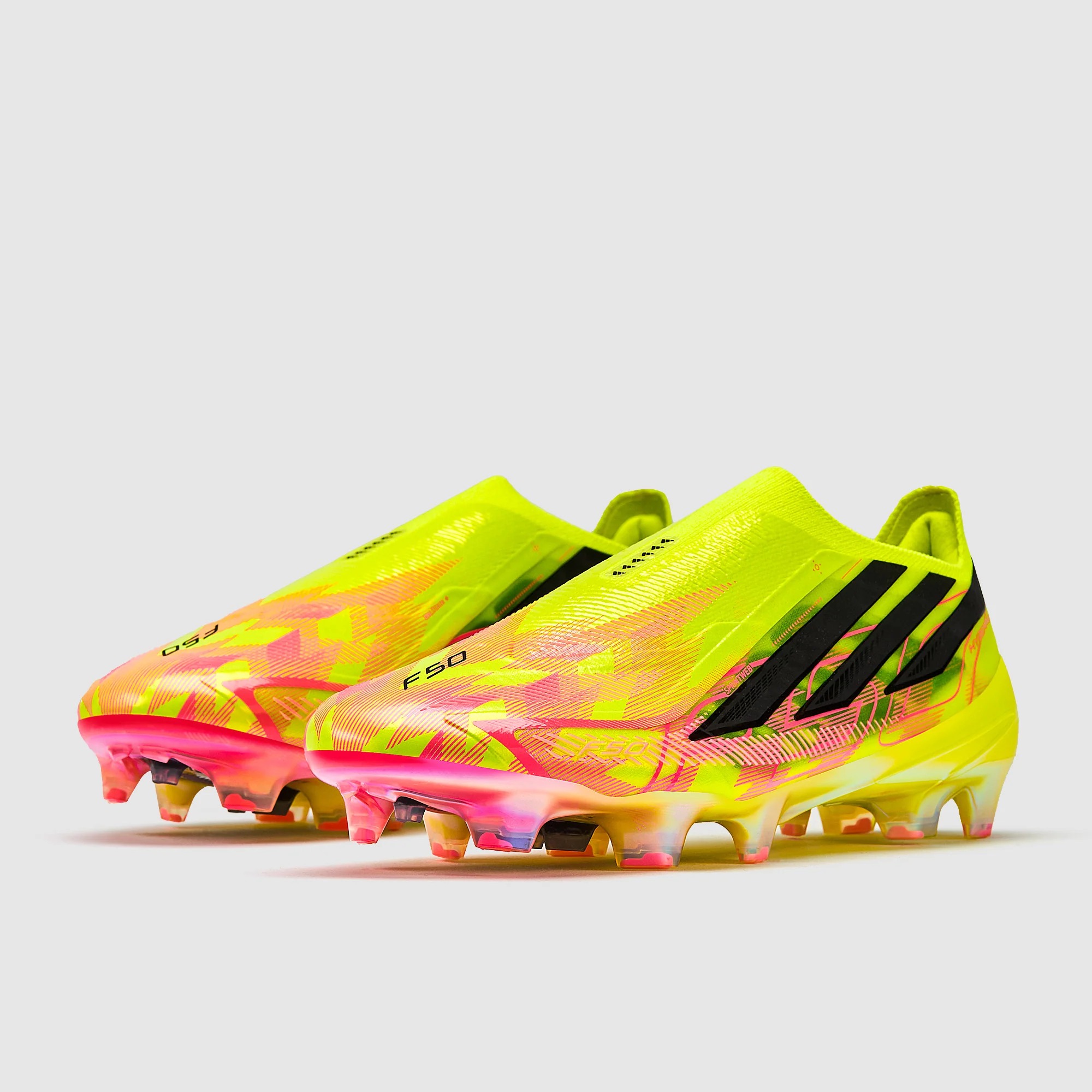 נעלי כדורגל אדידס – Adidas F50 Hyperfast Too Light Elite Laceless FG – תמונה 3