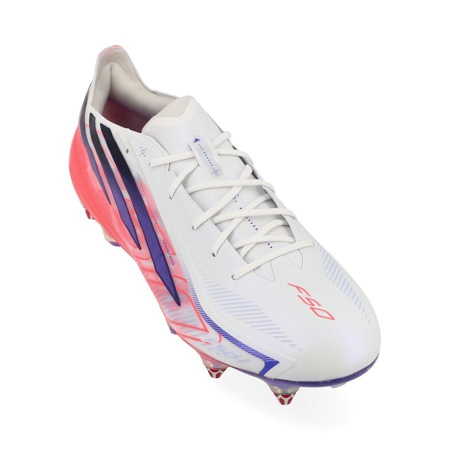 adidas F50 Hyperfast Elite SG Chaos vs Control - Footwear White/Solar Purple/Solar Turbo – תמונה 3