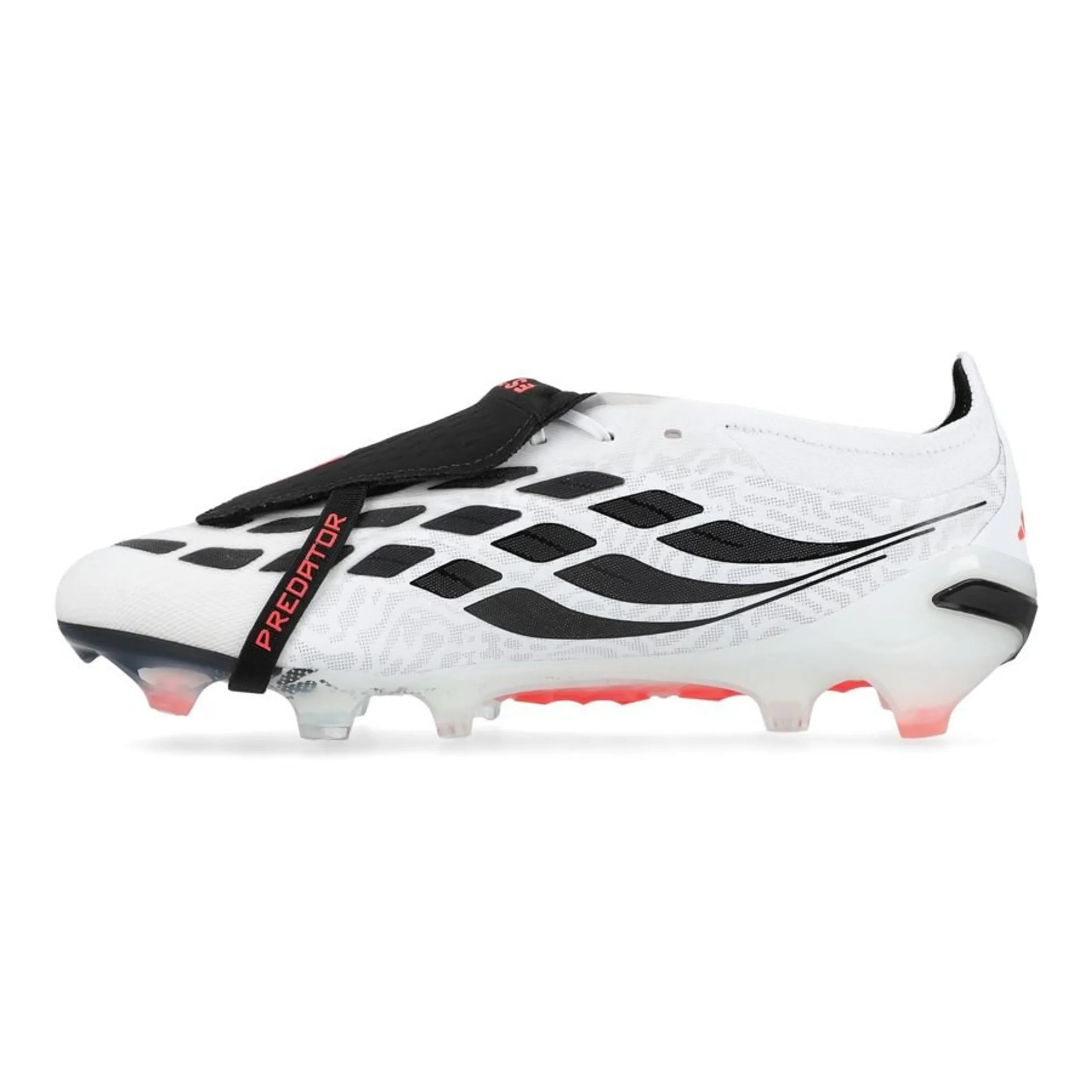 adidas Predator Elite Fold-over Tongue FG Chaos vs Control - Footwear White/Solar Turbo/Core Black