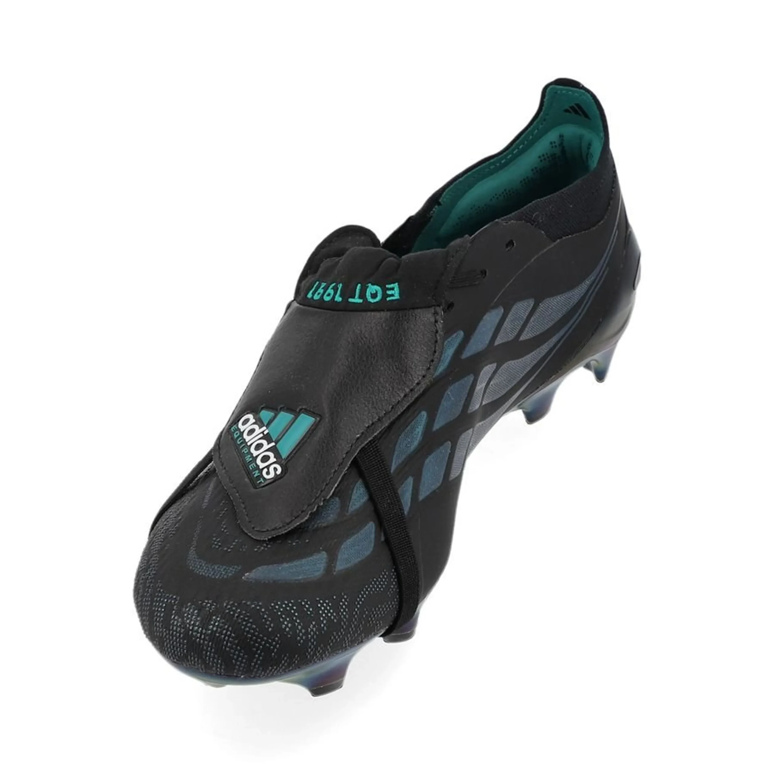 adidas Predator Elite Fold-over Tongue FG EQT - Core Black/Equipment Green LIMITED EDITION – תמונה 4
