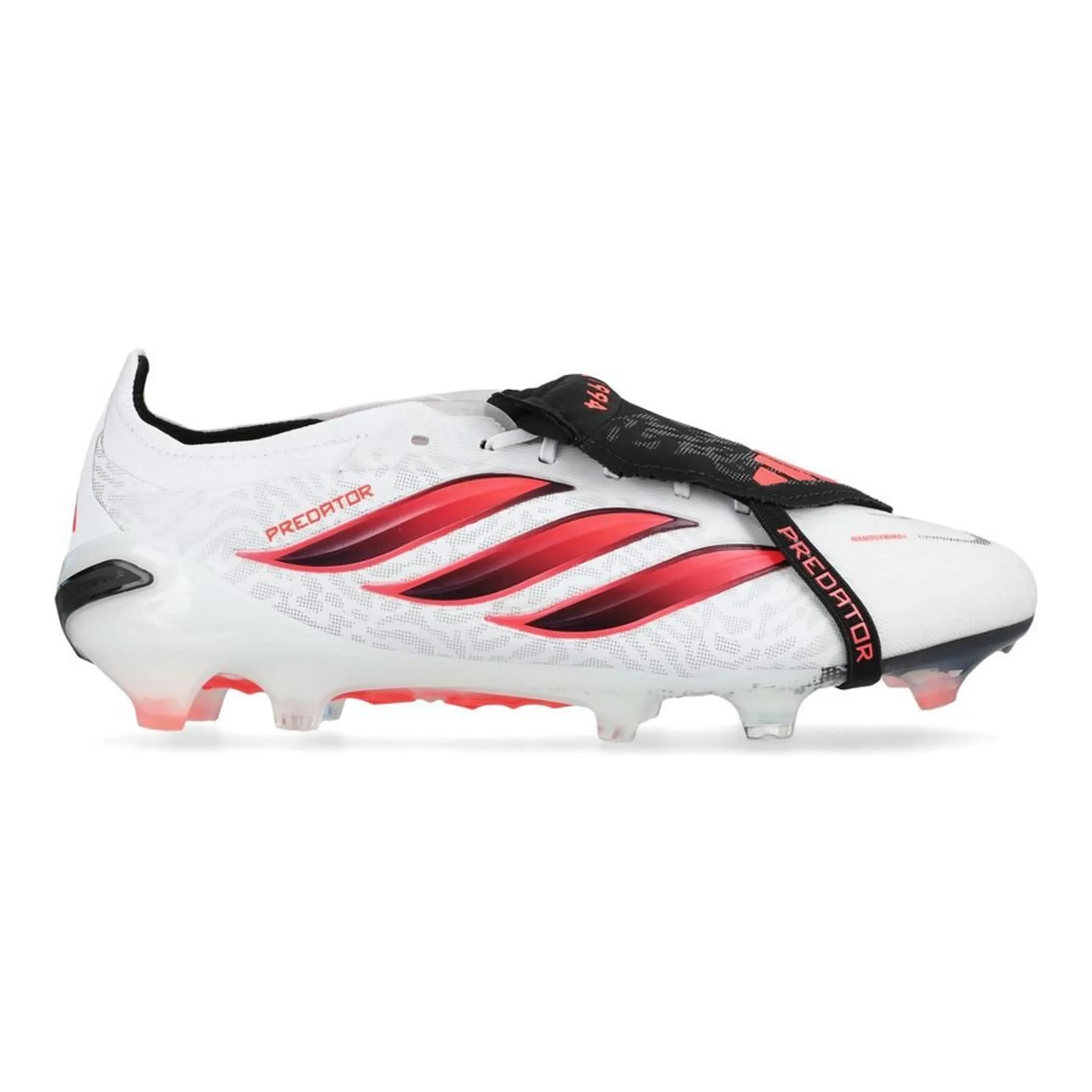 adidas Predator Elite Fold-over Tongue FG Chaos vs Control - Footwear White/Solar Turbo/Core Black – תמונה 5