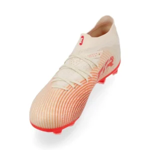 PUMA Future 9 Pro FG/AG The Arrival – Sugared Almond/PUMA White/Ultra Red/PUMA Black Kids
