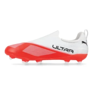 PUMA Ultra Nitro 7 Match Laceless FG/AG The Arrival – Ultra Red/PUMA Black/PUMA White Kids