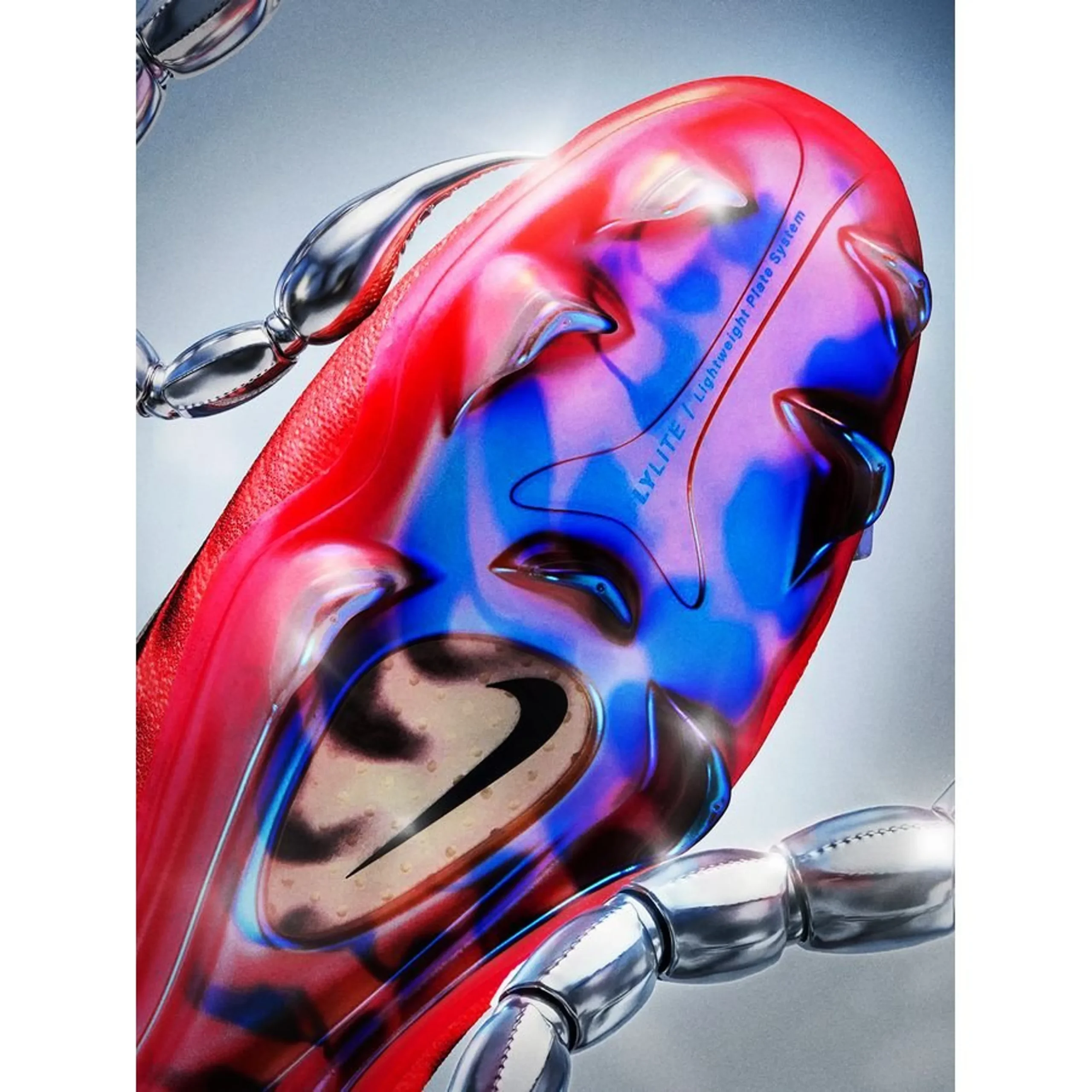 Nike Mercurial Vapor 17 Elite FG Scorpion - Blue/Red/Silver Metallic LIMITED EDITION – תמונה 2