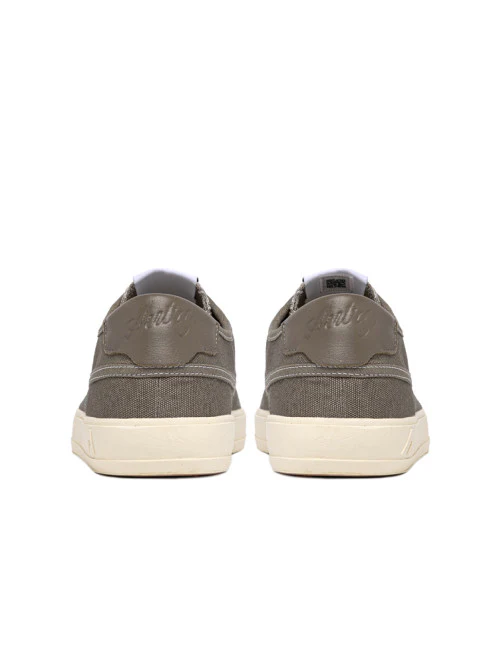 WINDSCAPE LOW SNEAKERS IN MILITARY CANVAS – תמונה 3