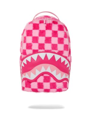 תיק גב (Sprayground Shark Mouth – פרווה ורודה)