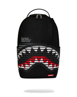 תיק גב Sprayground מעוצב – דגם Shark Central Black – מהדורה מוגבלת